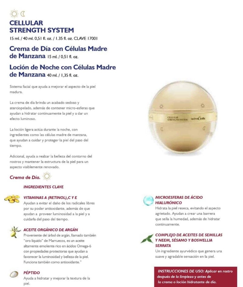 Terramar - Day Cream and Night Lotion with Apple Stem Cells - Hydrating Anti-Aging System for Mature Skin – Improves Texture, Firmness, and Luminosity - Image 3